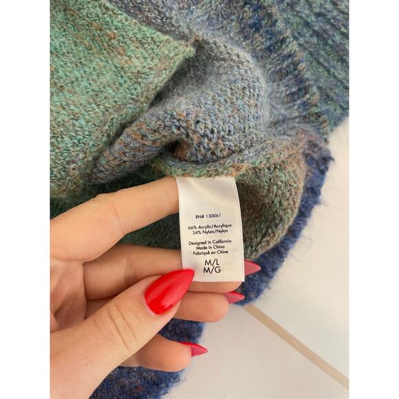 NWT l*space Zoe Beach Ombre Cardigan Sweater Oversized Layer Topper Size M/L - Picture 7 of 7